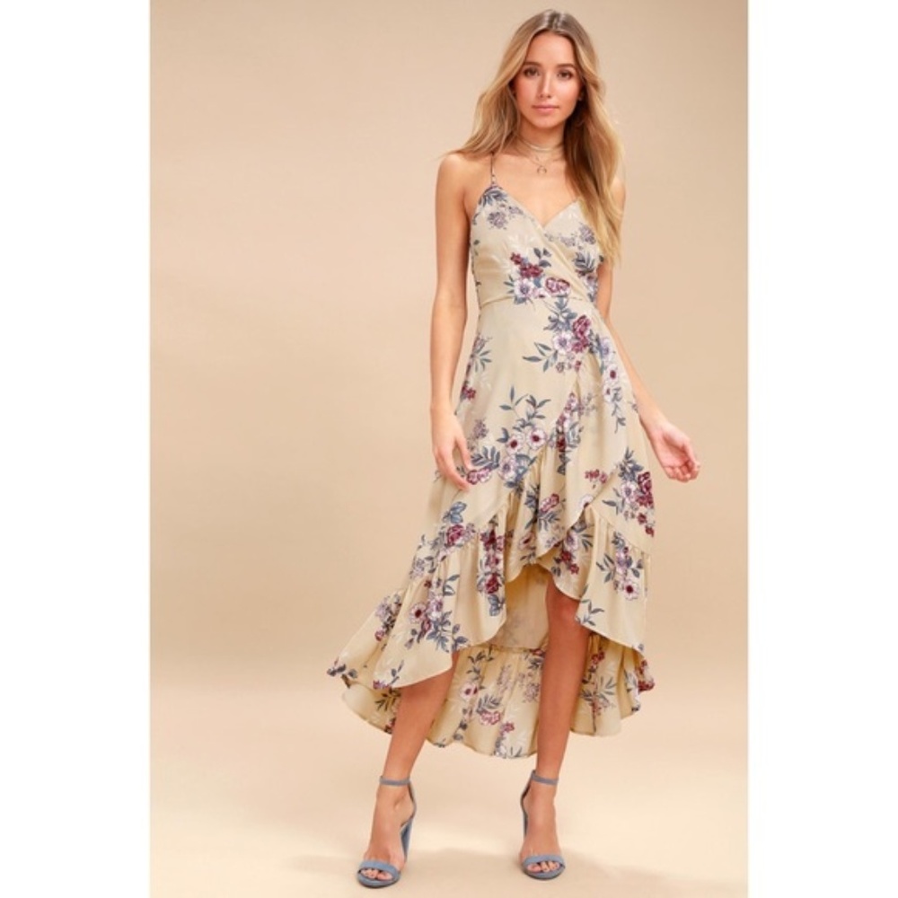 Lulu's high low floral dress